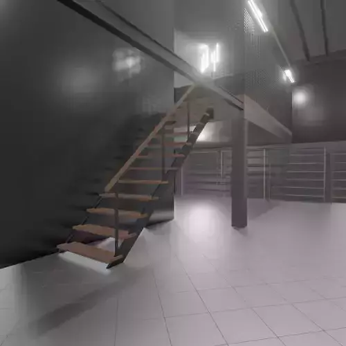 Warehouse loft 3D model