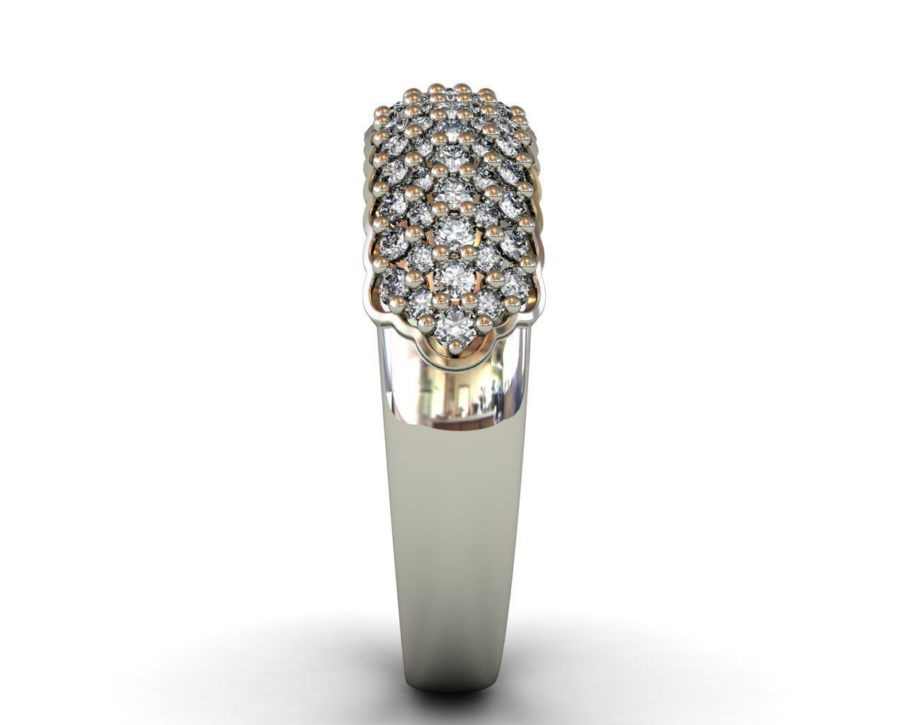 Diamond Ring 3D print model 3D print model_8