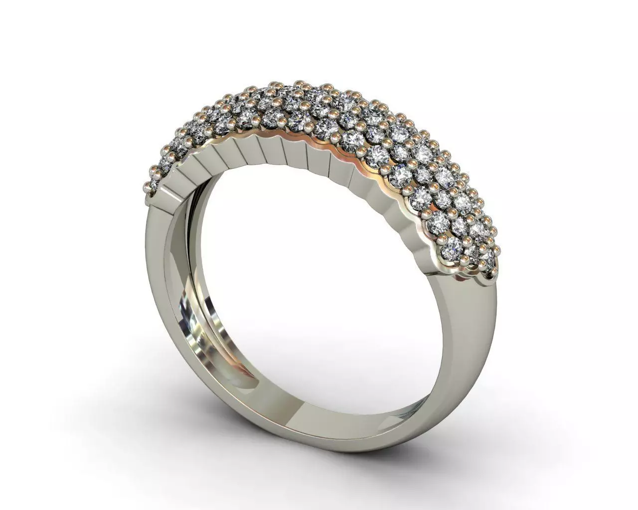 Diamond Ring 3D print model 3D print model_0