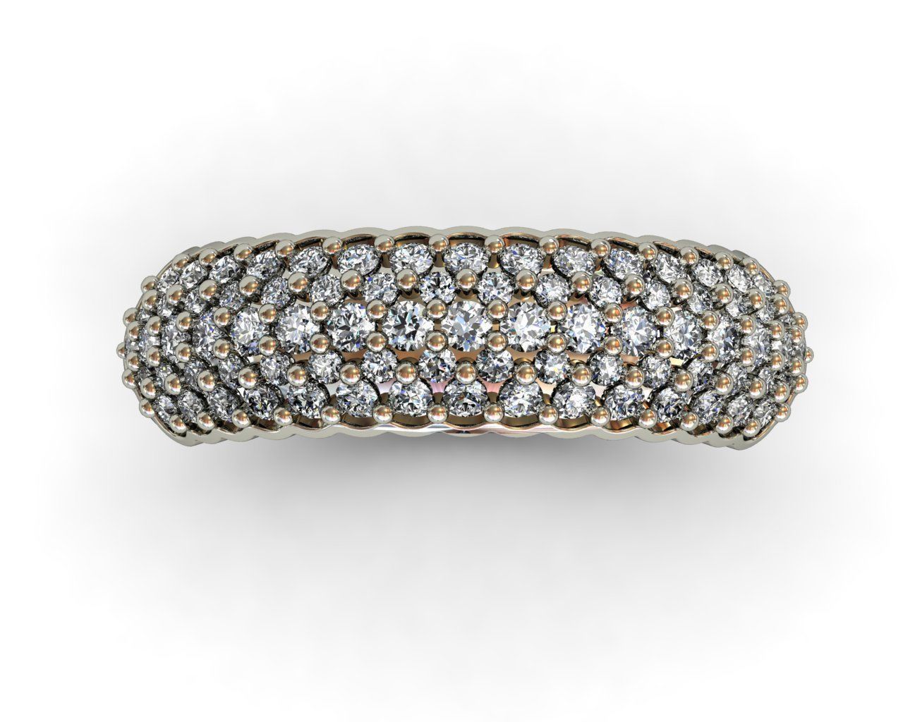 Diamond Ring 3D print model 3D print model_7