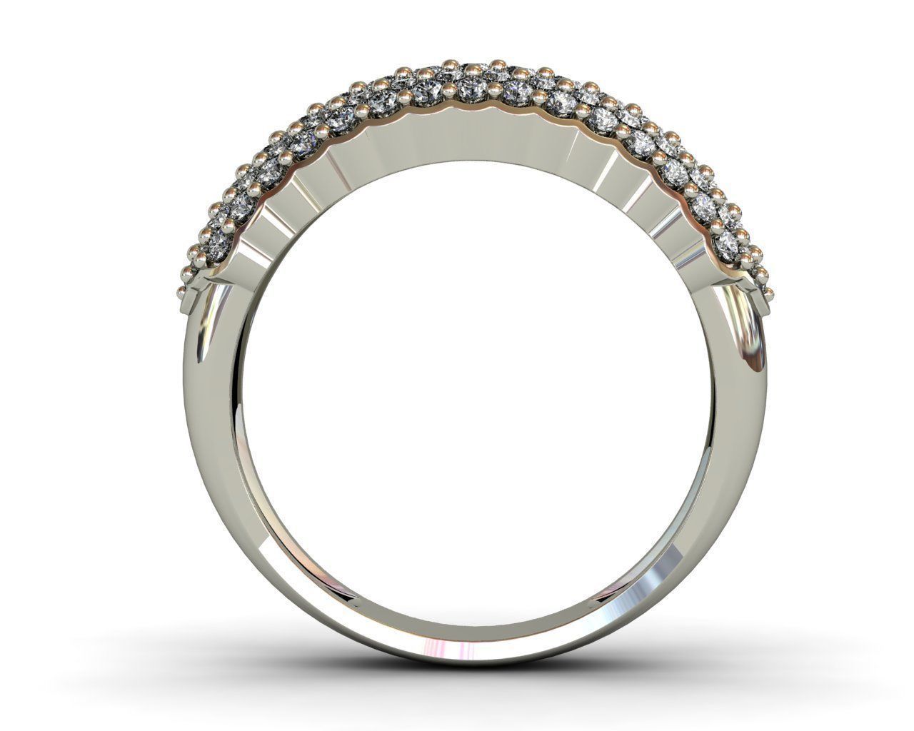 Diamond Ring 3D print model 3D print model_6