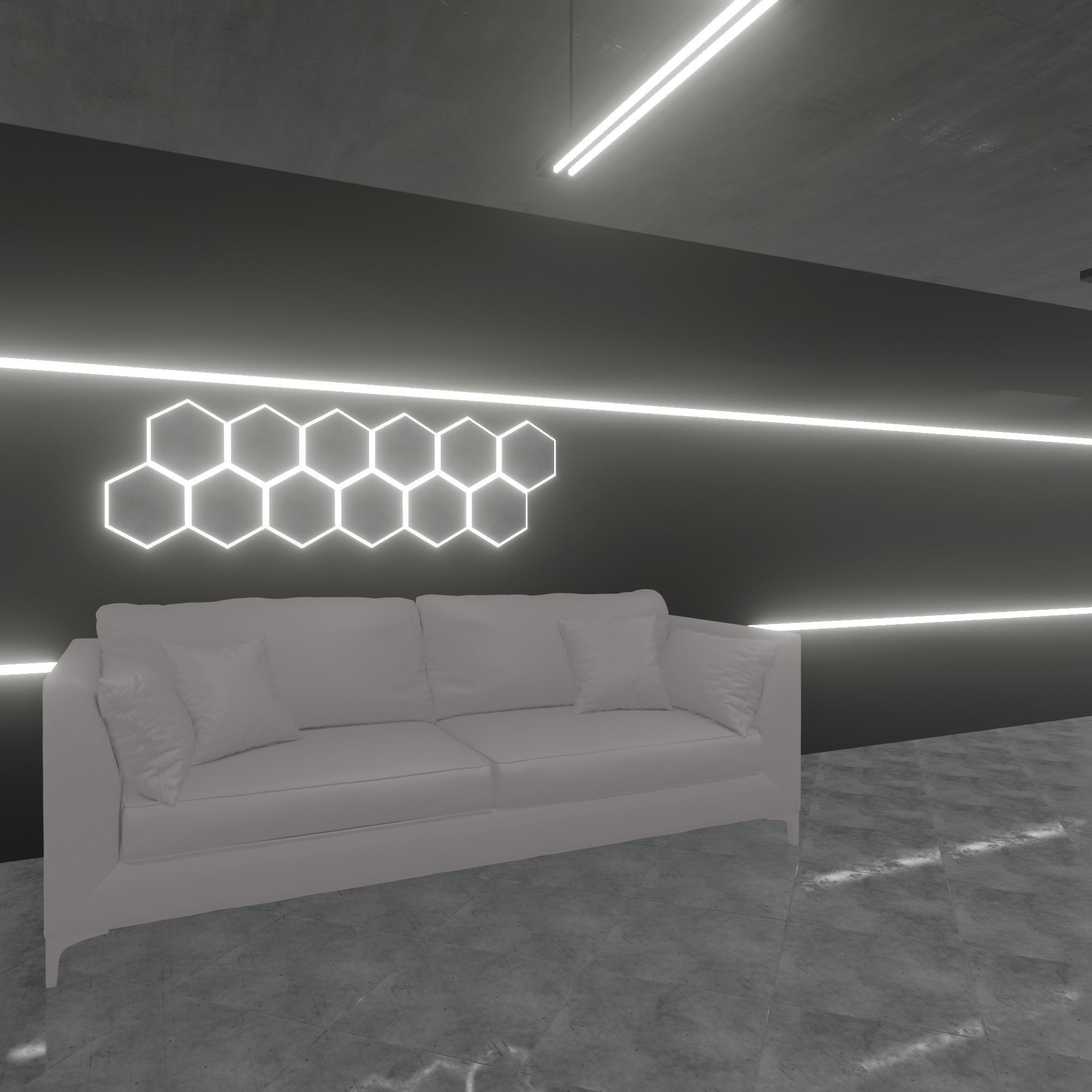 Loft Interior 3D model_5