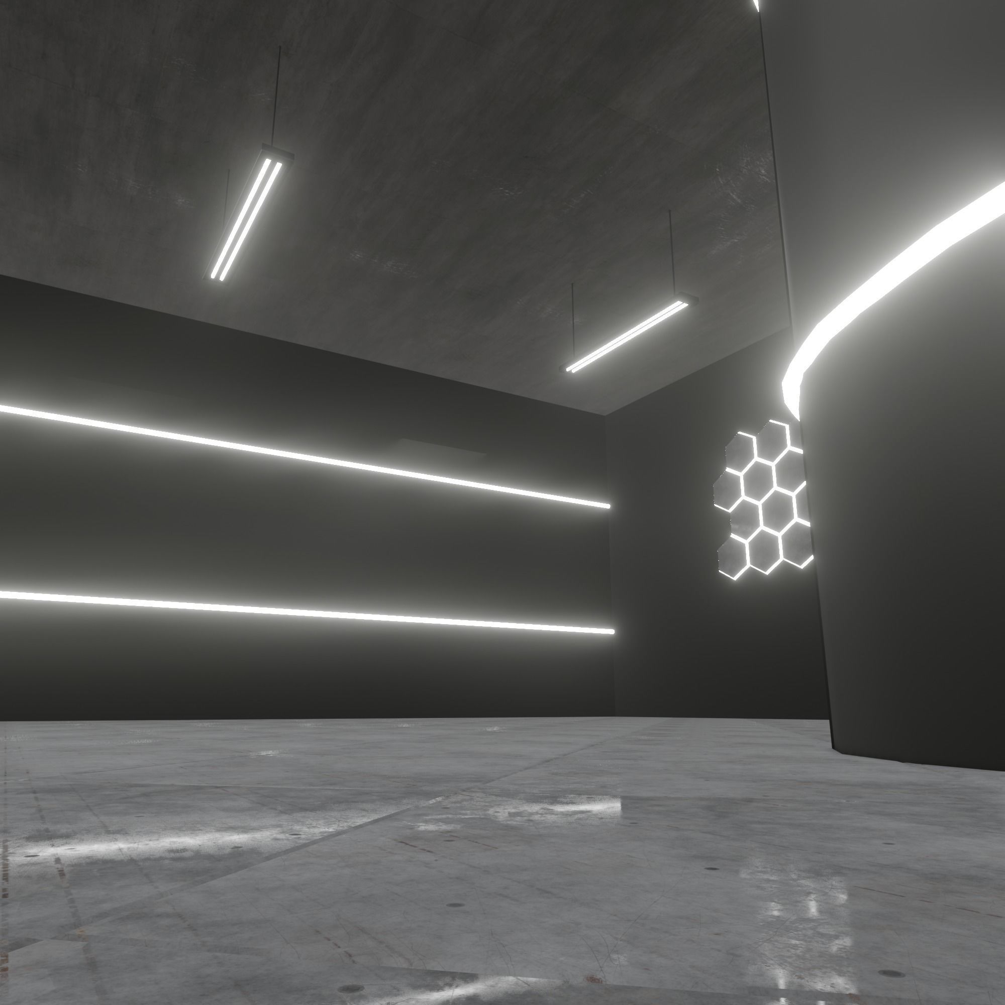 Loft Interior 3D model_2
