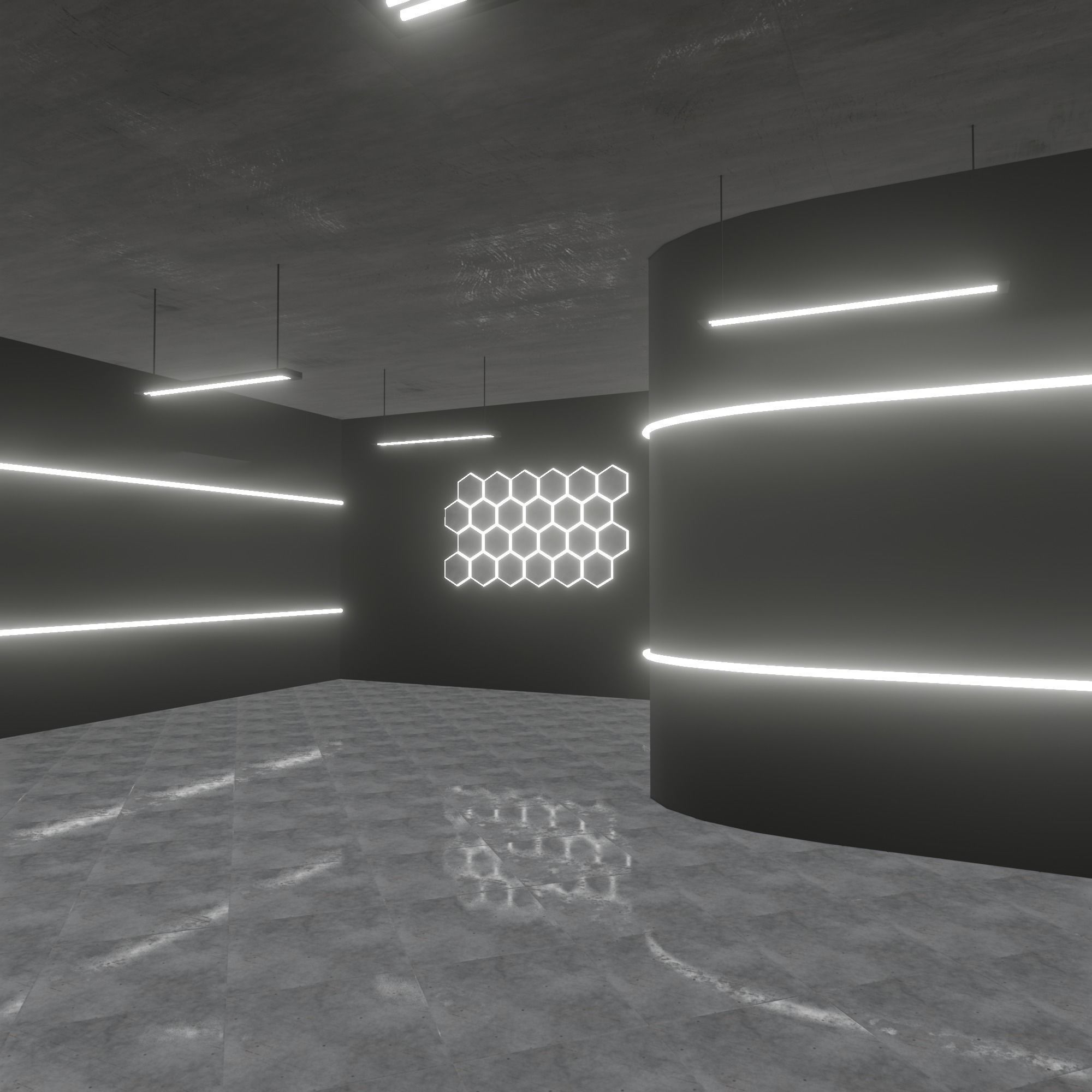 Loft Interior 3D model_3