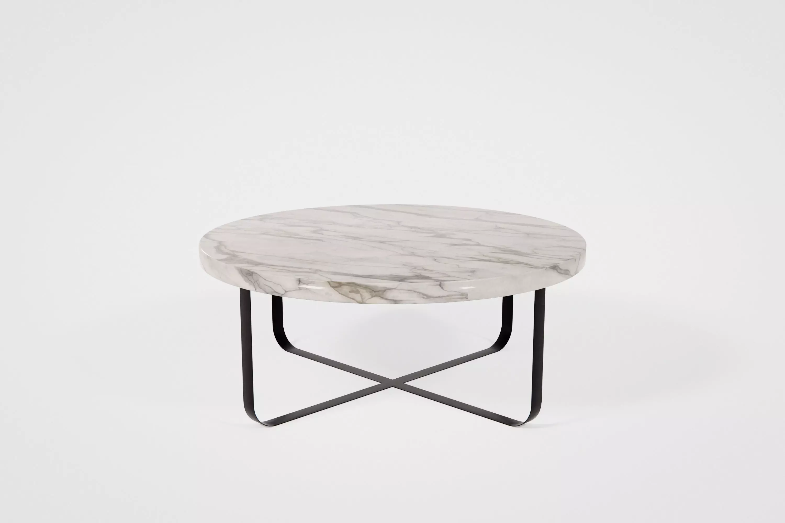 Coffee table Low-poly 3D model_0