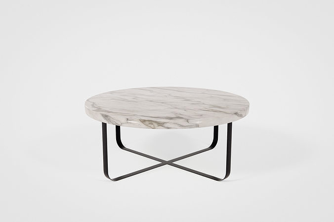 Coffee table Low-poly 3D model