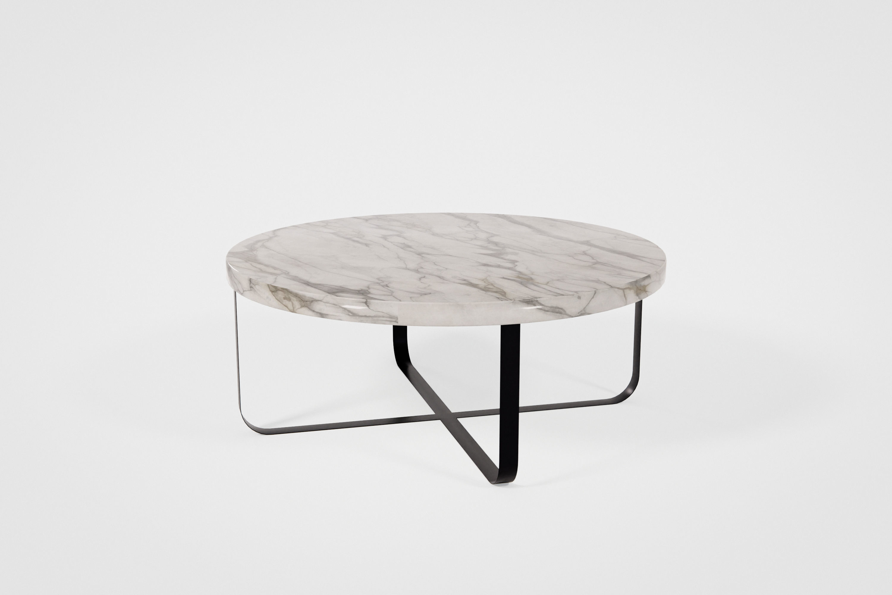 Coffee table Low-poly 3D model_4