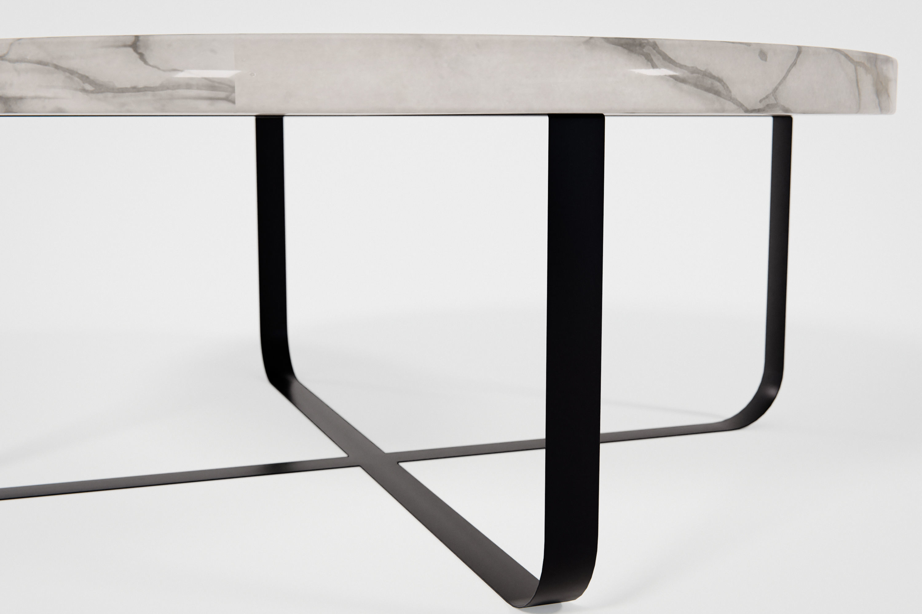 Coffee table Low-poly 3D model_6