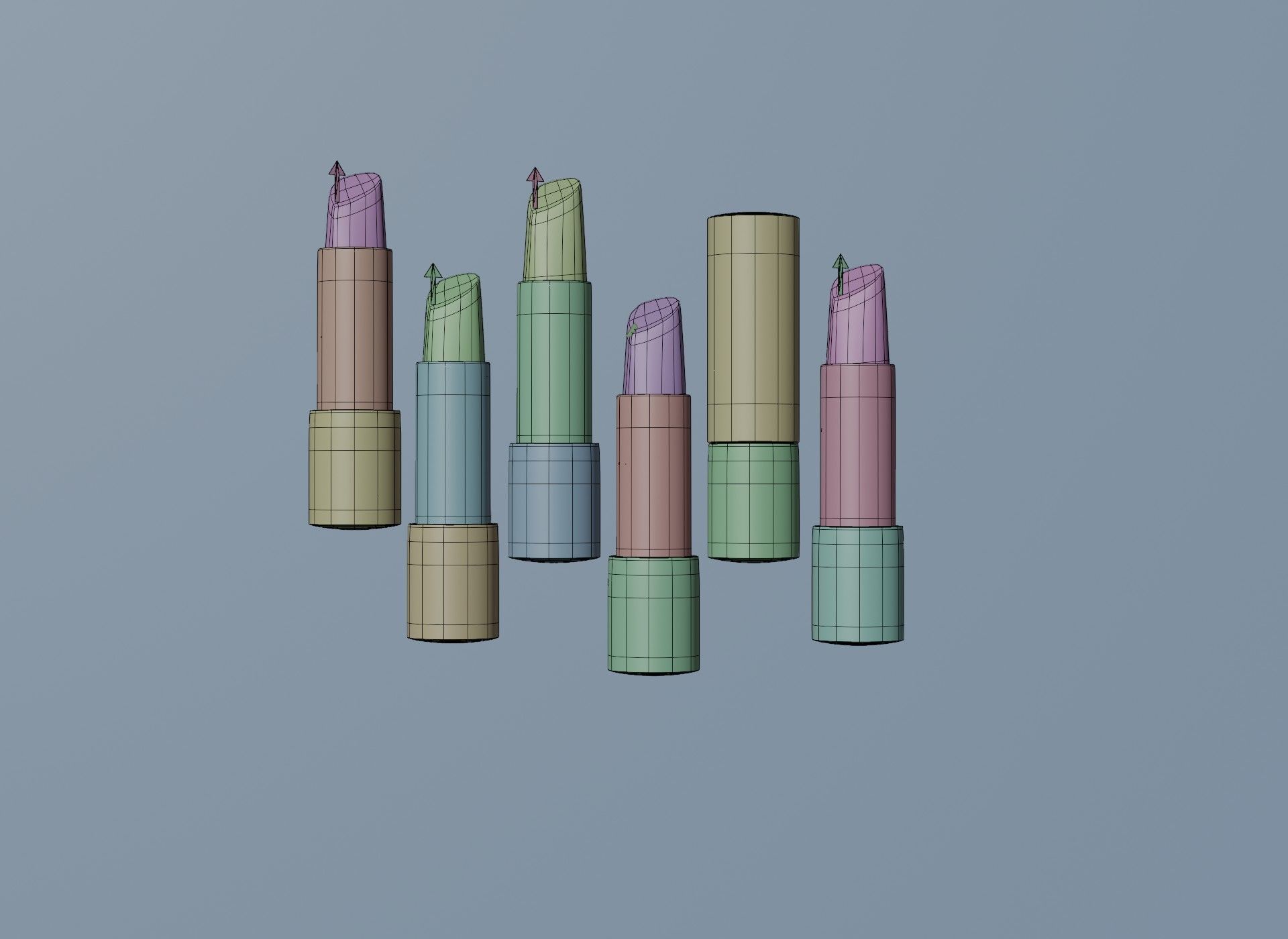Lipstick Scene 3D model_1