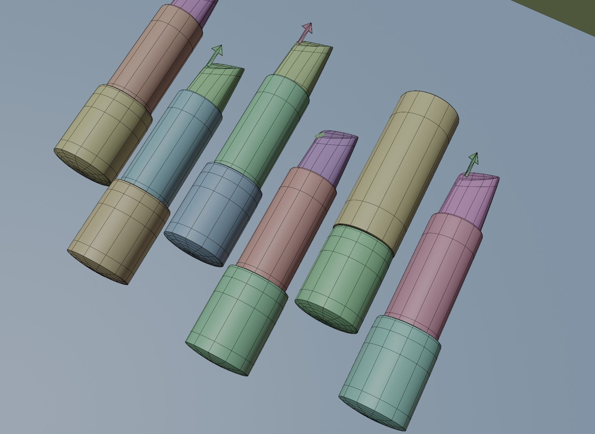 Lipstick Scene 3D model_2