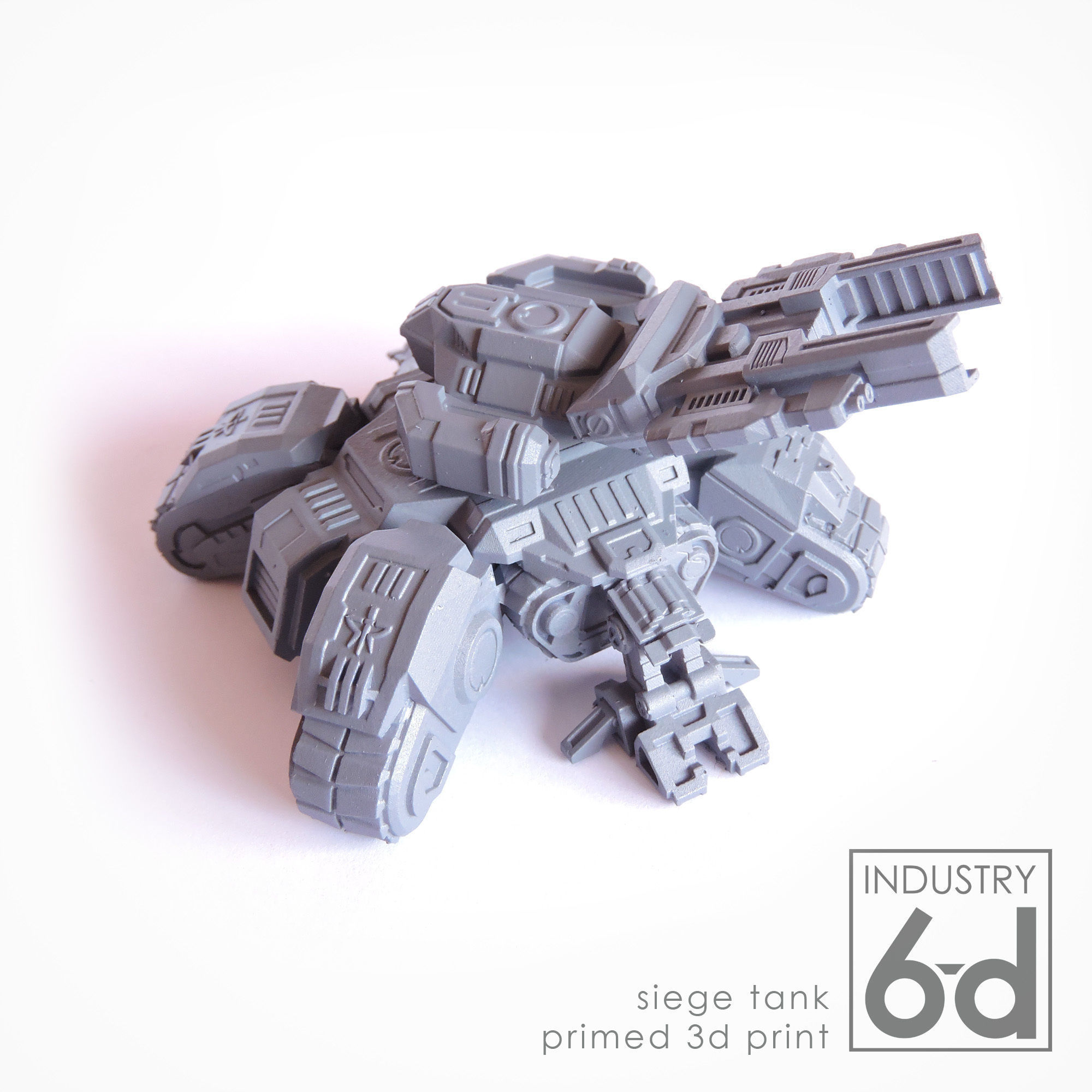 Siege Tank 3D print model_2