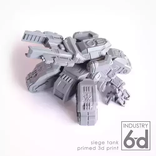 Siege Tank 3D print model Siege Tank 3D print model