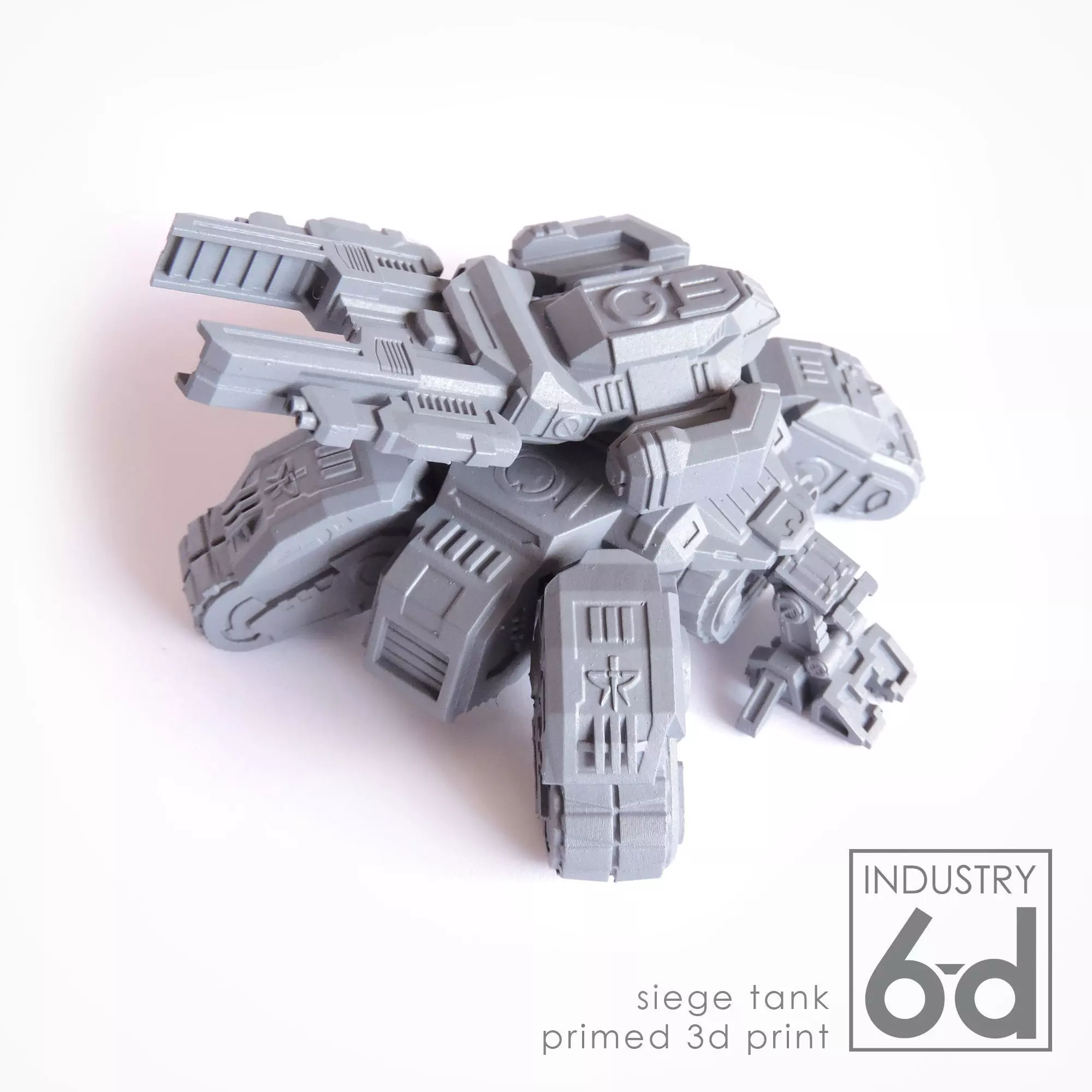 Siege Tank 3D print model_0