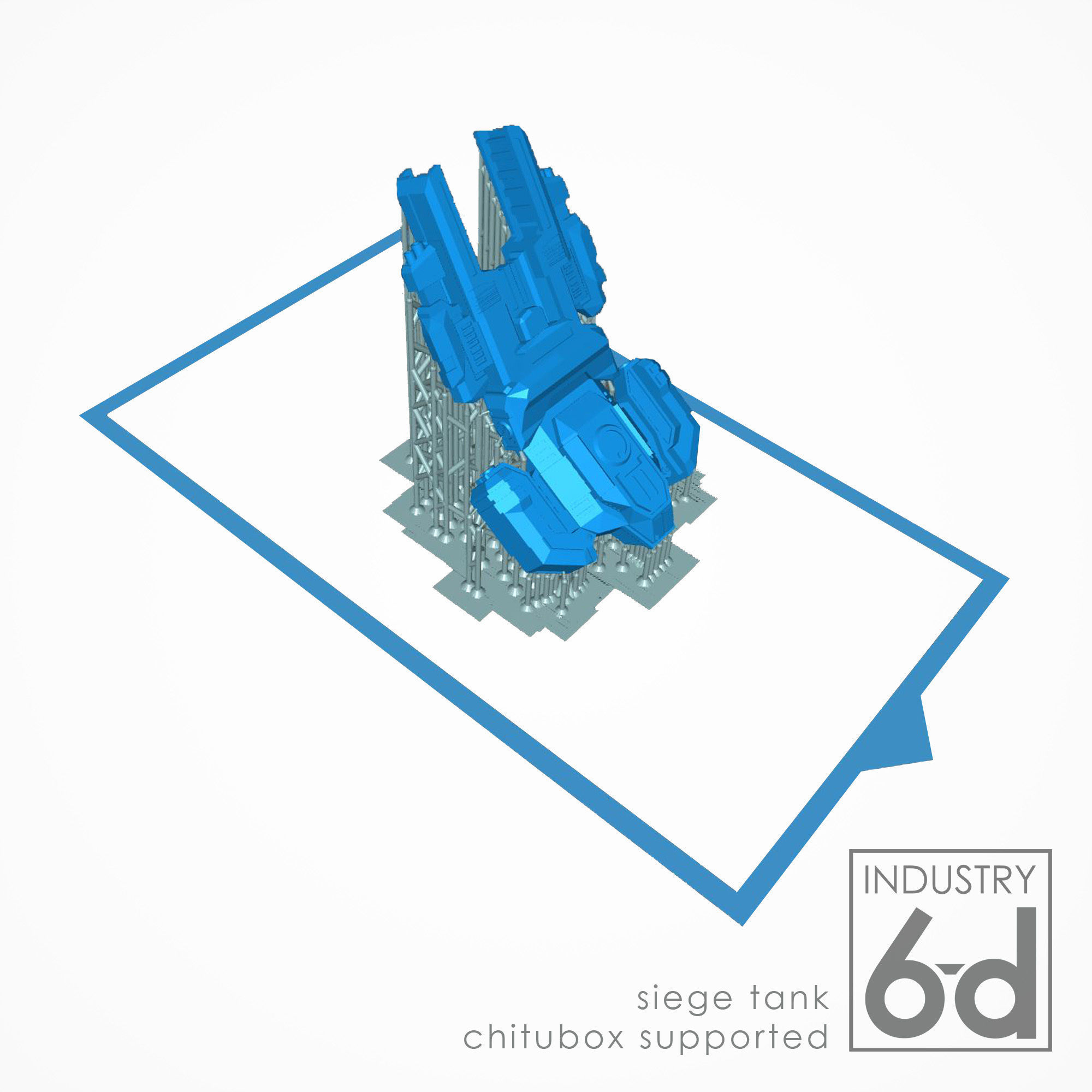 Siege Tank 3D print model_6