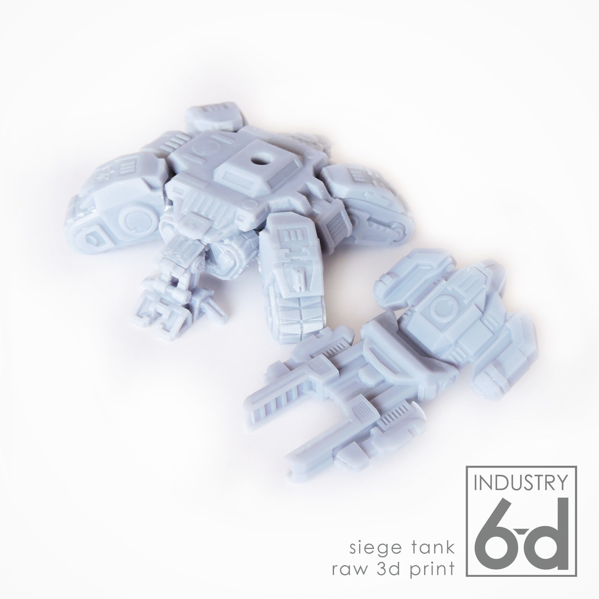 Siege Tank 3D print model_4