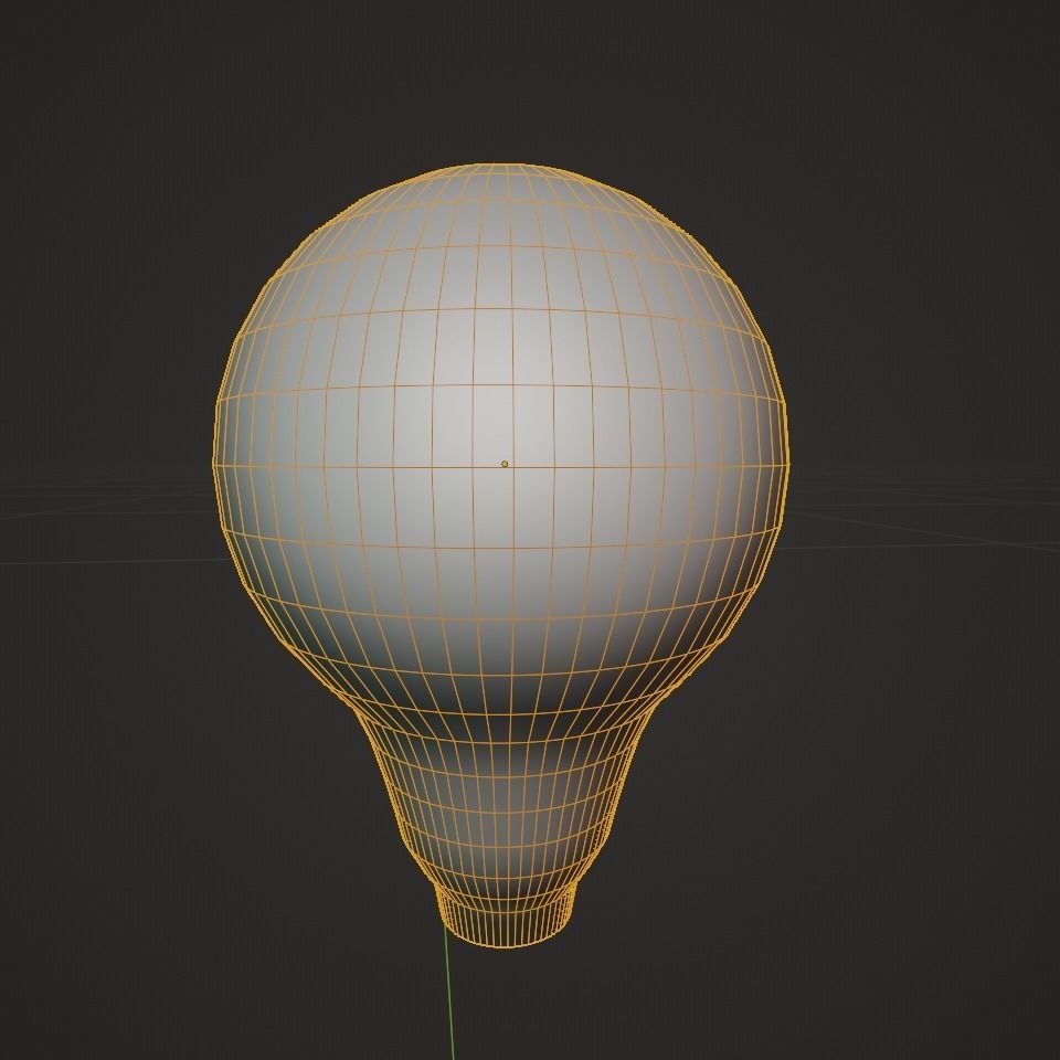 Big Round Edison Bulb   3D model_2