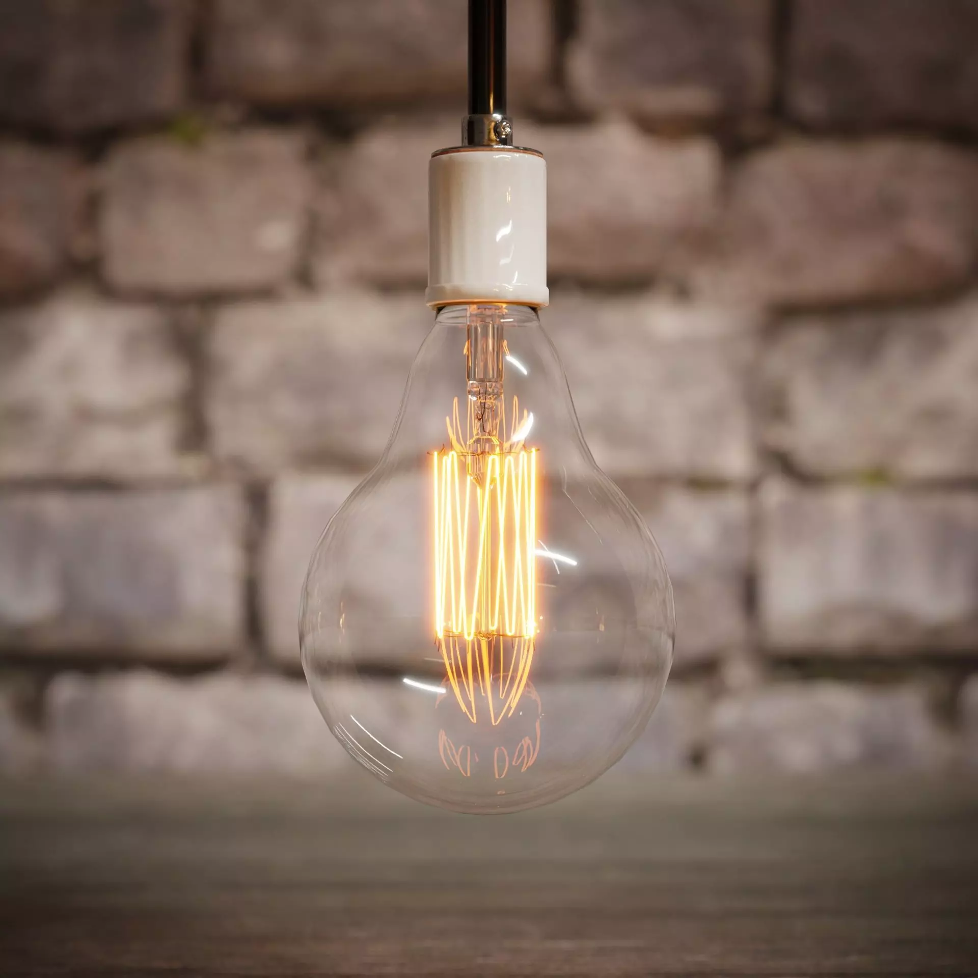 Big Round Edison Bulb   3D model_0