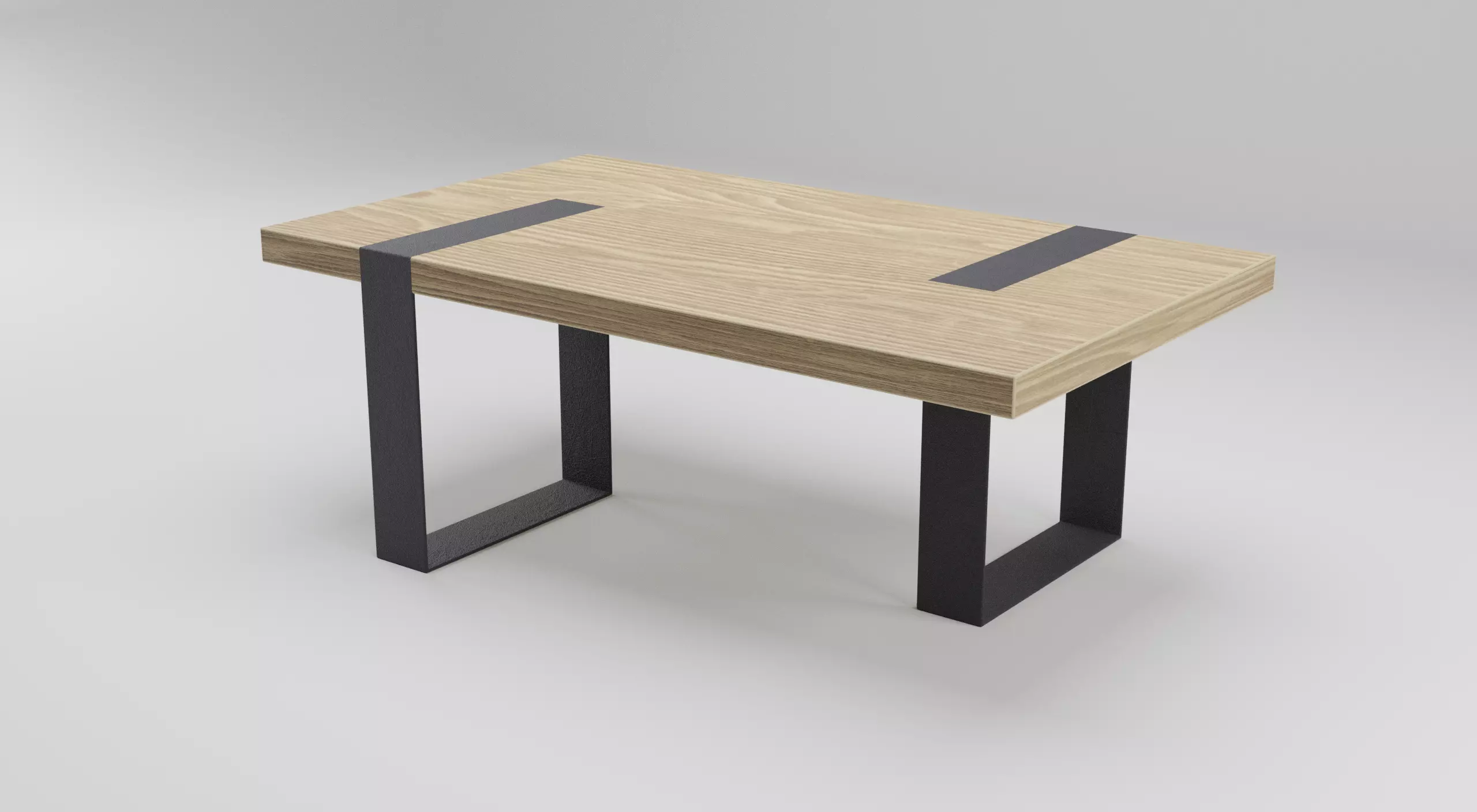 Coffee Table Low-poly 3D model_0