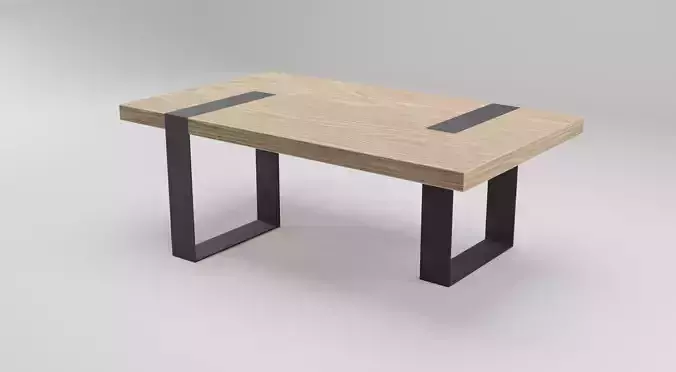 Coffee Table Low-poly 3D model