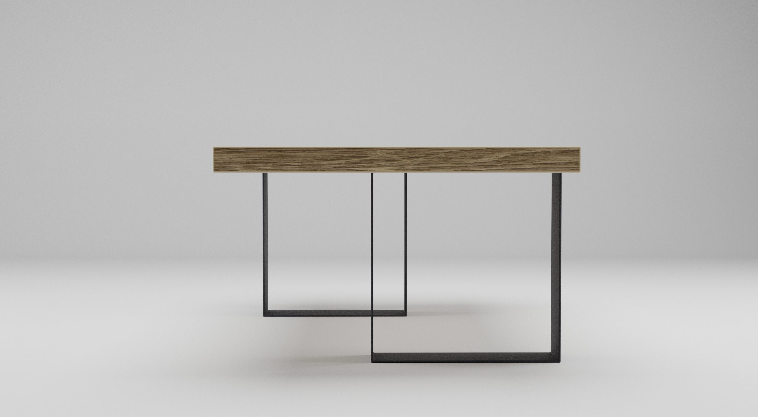 Coffee Table Low-poly 3D model_2