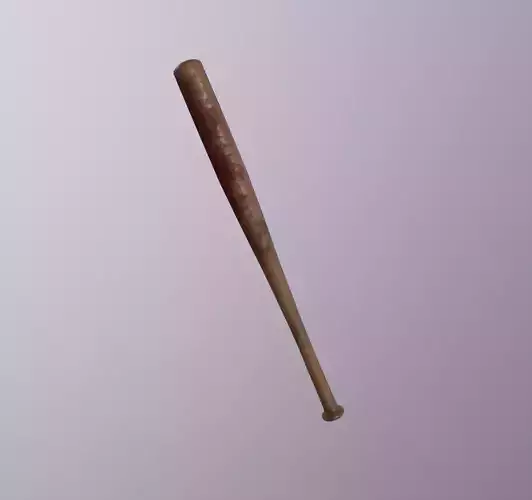 Wooden Bat with blood