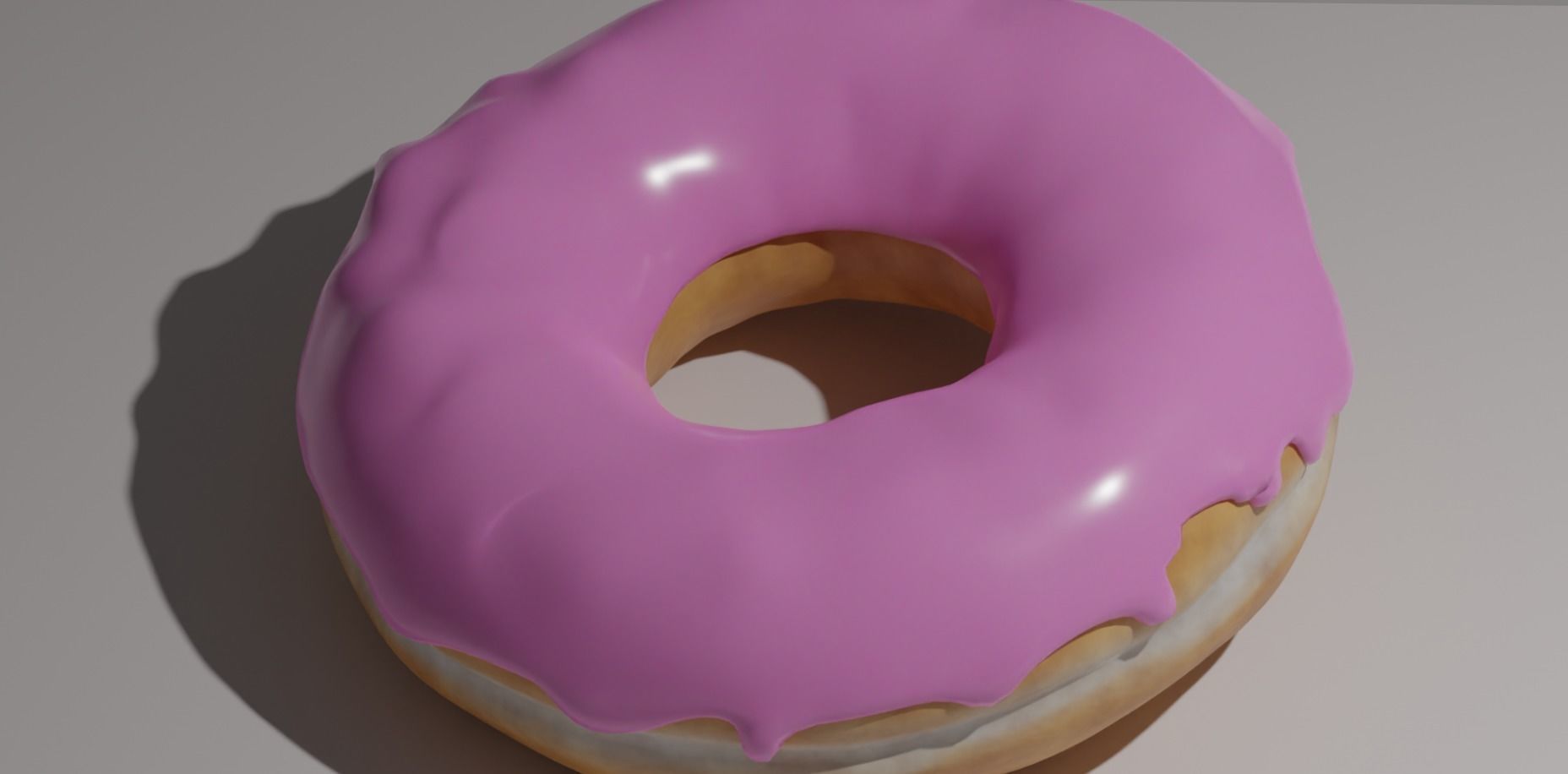 donut with frosting 3D model_8