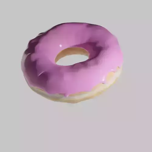 donut with frosting