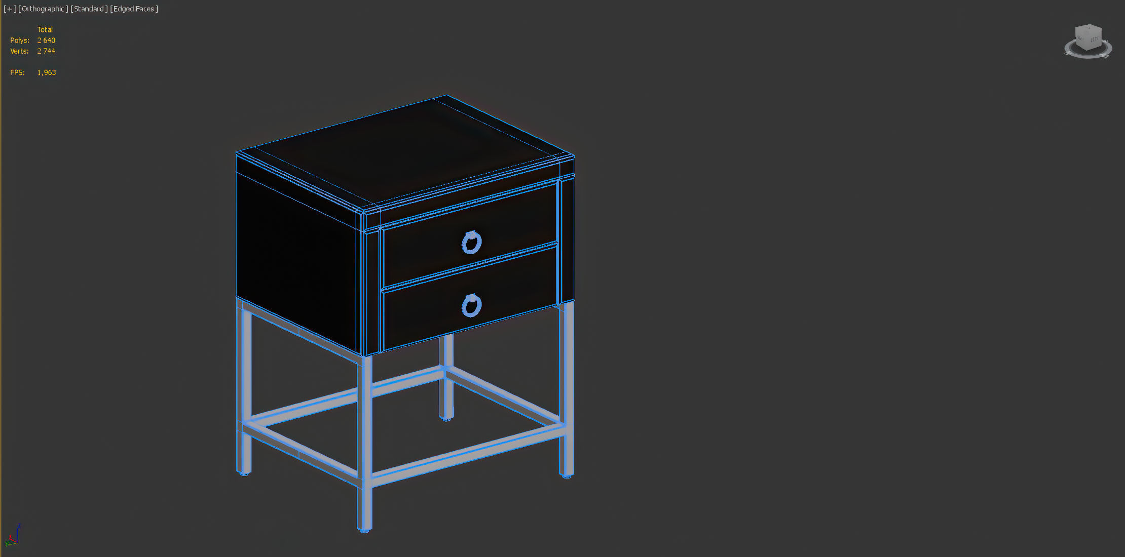 Bedside table Morena  Tanna 3D model_5