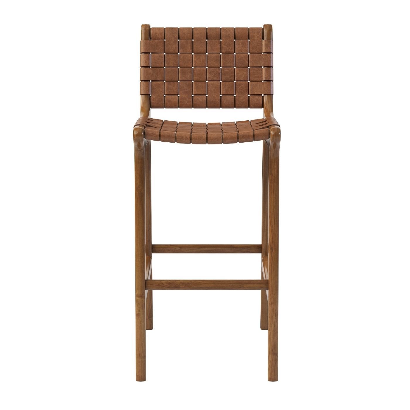 Porto bar stool cognac 3D model_3
