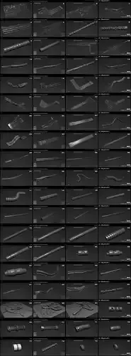 SCI-FI WIRES KITBASH PACK 3D model