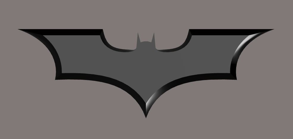 The Dark Knight trilogy - Batman batarang 3D print model_1