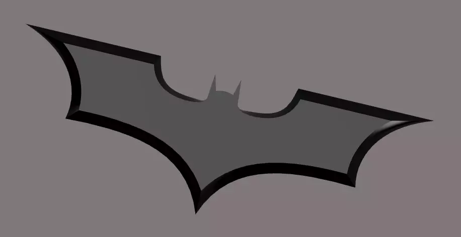 The Dark Knight trilogy - Batman batarang 3D print model_0