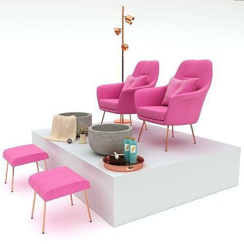 pedicure chair 3D model