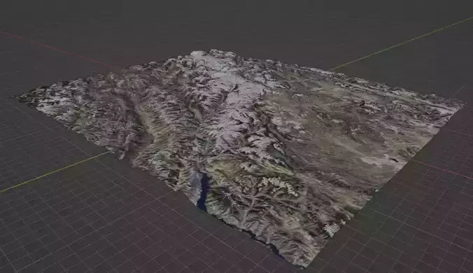 Huge Mountains Map
