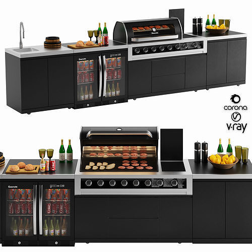 gasmate outdoor kitchen 3D model