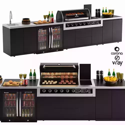 gasmate outdoor kitchen 3D model