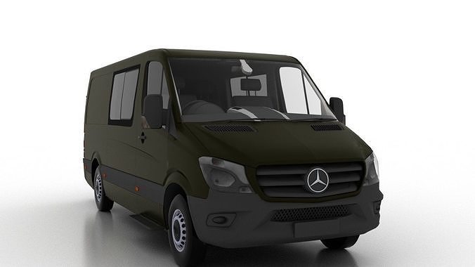 Mercedes Benz Sprinter L2H1 2015 Cargo-Pass UK 3D model