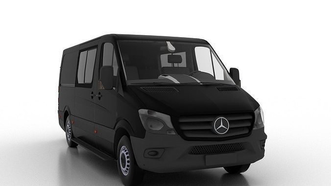 Mercedes Benz Sprinter L2H1 2015 Cargo-Pass EU 3D model