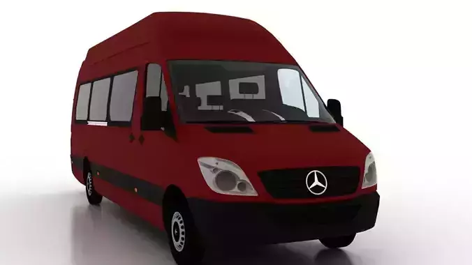 Mercedes Benz Sprinter L4H3 2009 Passenger EU 3D model