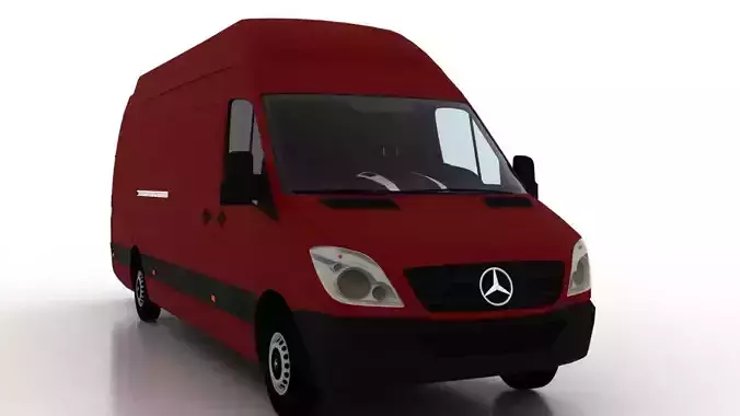 Mercedes Benz Sprinter L4H3 2009 Cargo EU 3D model