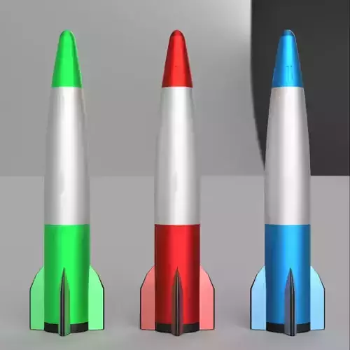 missiles 9-10-11 3D model