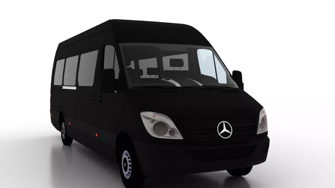 Mercedes Benz Sprinter L4H2 2009 Passenger EU 3D model