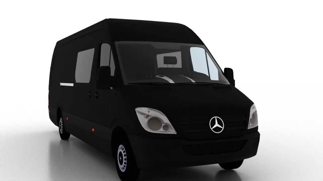 Mercedes Benz Sprinter L4H2 2009 Crew Van EU 3D model