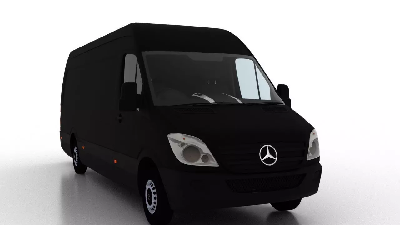 Mercedes Benz Sprinter L4H2 2009 Cargo UK 3D model