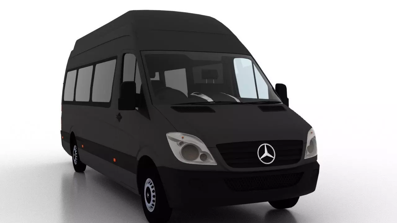 Mercedes Benz Sprinter L3H3 2009 Passenger UK 3D model