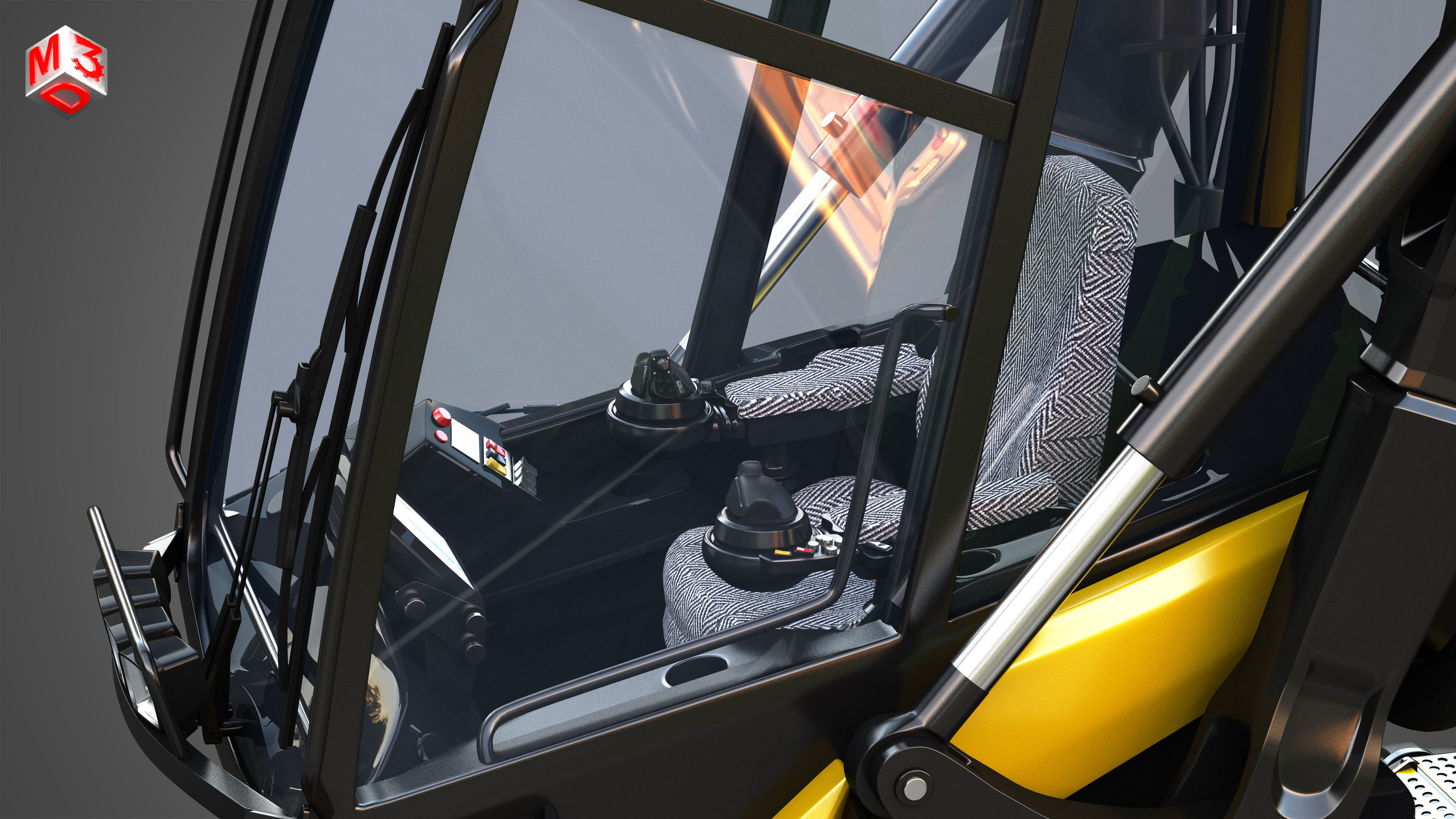 Scorpion King - Forestry Harvester 3D model_15