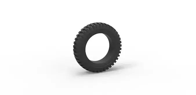 Military tire 3 Scale 1 to 10