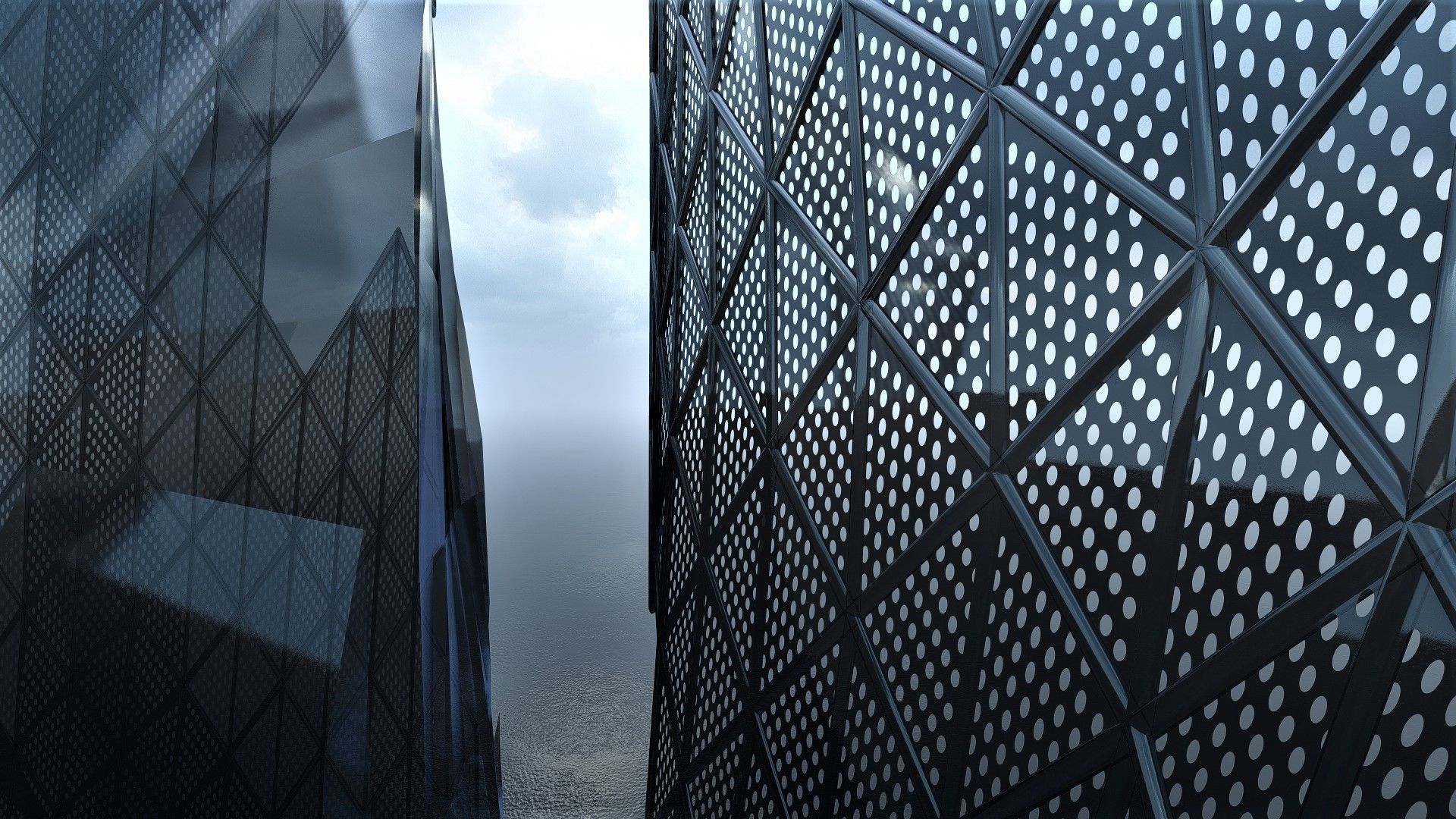 Floating Ship - Futuristic 3D model_6