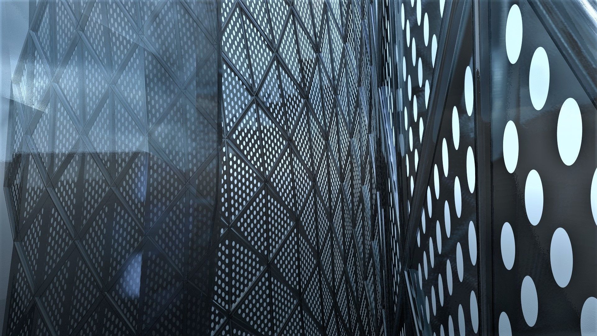 Floating Ship - Futuristic 3D model_5