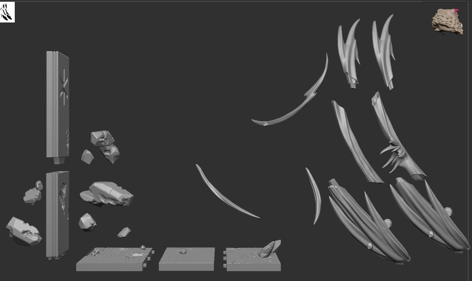 Ichigo Vs Yhwach - Bleach 3D print model_16